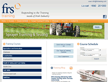 Tablet Screenshot of frstraining.com